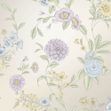 Rasch Chelsea Floral Pearl Metallic Wallpaper - 100302