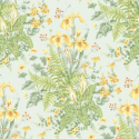 Rasch Chelsea Fern Yellow/Mint Wallpaper - 100401