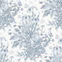 Rasch Chelsea Fern Blue Wallpaper - 100425