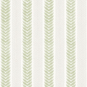 Rasch Chelsea Stripe Green Wallpaper - 100500