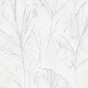 Erismann Evolution Fall Leaf Grey Metallic Wallpaper - 10321-31
