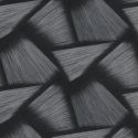 Erismann Pose 3D Effect Geo Black Metallic Wallpaper - 10401-15