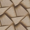 Erismann Pose 3D Effect Geo Gold Metallic Wallpaper - 10401-30