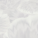 Erismann Bliss Abstract Leaf White Metallic Wallpaper - 10402-01
