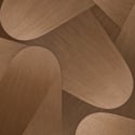 Erismann Allure Retro Geometric Brown/Bronze Metallic Wallpaper - 10423-48