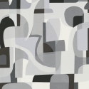 Erismann Fragment Modern Geometric Grey/Black Wallpaper - 10432-10