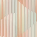 Erismann Cascade Vertical Geometric Rose Multi Metallic Wallpaper - 10471-05