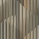 Erismann Cascade Vertical Geometric Dark Gold Metallic Wallpaper - 10471-15