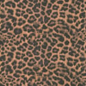 High-resolution flat swatch of Erismann Urban Safari wallpaper showing the brown textured leopard print.