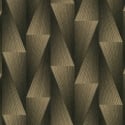 Erismann Shift Geometric Black/Gold Metallic Wallpaper - 10526-15