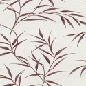 Erismann Yamato Leaf Red Metallic Wallpaper - 10528-06