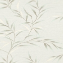 Erismann Yamato Leaf Turquoise Metallic Wallpaper - 10528-18