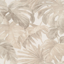 Erismann Mistry Monstera Leaves Beige Wallpaper - 10558-02