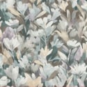 A flat swatch image of the 10586-09 purple floral design.