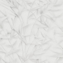 A flat swatch image of the 10587-31 light grey leaf pattern.