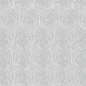Close-up material sample of the Erismann Modern Balance 10603-29 design showing the silver imperial leaf trail and metallic details.