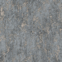 Close-up material sample of the Erismann Modern Balance 10605-17 design showing the anthracite stone pattern and metallic veins.
