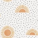 Holden Decor Sunbeam White/Orange Wallpaper - 13320