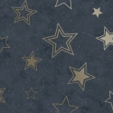 Holden Decor Stardust Midnight Blue/Gold Metallic Wallpaper - 14061