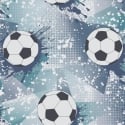 Holden Decor Football Frenzy Navy/Teal Wallpaper - 14093