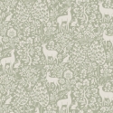 Holden Decor Deer Woods Sage Wallpaper - 14160