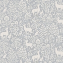 Holden Decor Deer Woods Blue Wallpaper - 14163