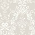 Holden Decor Bow Damask Taupe Wallpaper - 14171