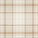 Holden Decor Kirkham Check Orange Wallpaper - 14182