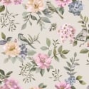 Holden Decor The Bird Garden Beige Multi Wallpaper - 14192