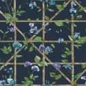 Holden Decor Trailing Floral Trellis Navy Wallpaper - 14202