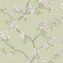 Holden Decor Cherry Blossom Sage/Heather Wallpaper - 14210
