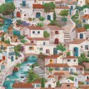 Holden Decor Odyssey Italian Buildings Multi Wallpaper - 14280
