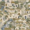 Holden Decor Odyssey Italian Buildings Beige/Blue Wallpaper - 14281