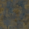 Grandeco Galvanised Concrete Navy/Gold Metallic Wallpaper - 186402