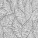 Muriva Denver Leaf Grey Wallpaper - 196311