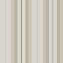 Flat swatch of Galerie Herrgard Stripe in beige and grey showing the smooth non-woven flat paper surface.
