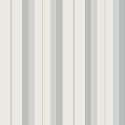 Flat swatch of Galerie Herrgard Stripe in beige and blue showing the smooth non-woven flat paper surface.