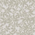 Flat swatch of Galerie Lovskog Foliage Leaf in light green showing the smooth non-woven flat paper surface.