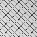 Catherine Lansfield Linear Curve Black/White Wallpaper - 206501