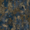 Galerie Italian Patina Texture Blue/Gold Metallic Wallpaper - 21176