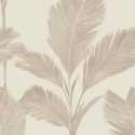 Belgravia Decor Alessia Leaf Soft Gold/Cream Metallic Wallpaper - 212
