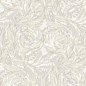 Muriva Vale Leaf Cream Metallic Wallpaper - 221502