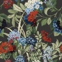 Belgravia Decor Misaki Floral Bloom Charcoal Multi Wallpaper - 2320