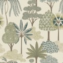 Belgravia Decor Akiko Floral Green Wallpaper - 2331
