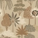 Belgravia Decor Akiko Floral Beige Wallpaper - 2332