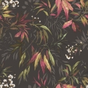 Belgravia Decor Kanata Leaf Charcoal Wallpaper - 2340