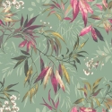 Belgravia Decor Kanata Leaf Sage Wallpaper - 2341