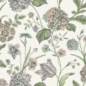 Rasch Amelie Hydrangea Floral Cream Multi Wallpaper - 260162