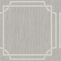 Belgravia Decor Grasscloth Geometric Silver Wallpaper - 2917