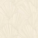 Belgravia Decor Allegra Geometric Cream Glitter Wallpaper - 33337